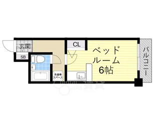 ダイアパレス塚本2番館【5階】の間取り