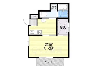 クラフトテラス豊南町南【1階】の間取り