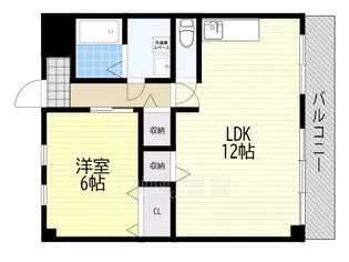 グレイスガーデン豊中【4階】の間取り