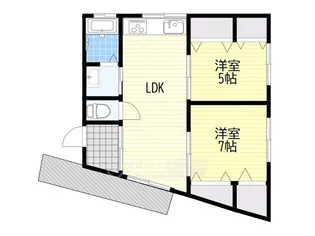 TM井高野マンション【2階】の間取り