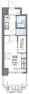 レオパレスGreen Hill【2階】の間取り