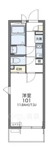 レオネクスト江坂ハイツ【1階】の間取り