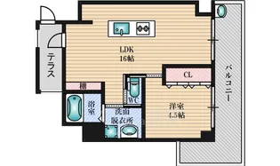 HAM-MOCK【2階】の間取り