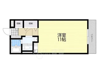 豊中ガーデンズコート【3階】の間取り