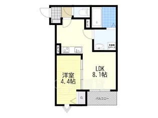 kit石橋阪大前【1階】の間取り