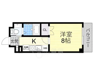 シプレス【4階】の間取り