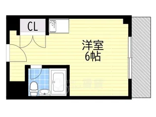 ビジネス新大阪【3階】の間取り