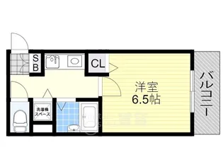 ストリーム江坂【6階】の間取り