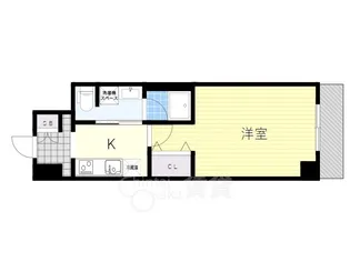 エルプレイス江坂2【10階】の間取り