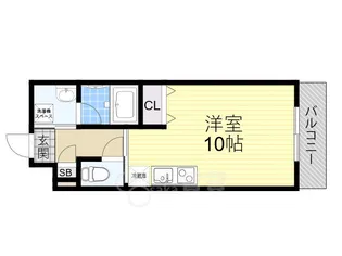 パストラル高美【1階】の間取り