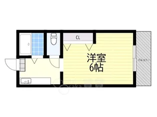 宮山ハイツ【2階】の間取り