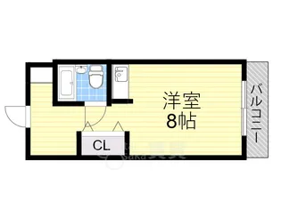 スカイハイツ・エサカ【2階】の間取り
