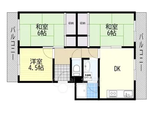 ソーシャルハイツ【1階】の間取り