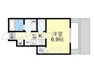 SLAINTE MHOR【1階】の間取り