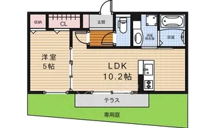 アンブロシア【1階】の間取り