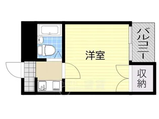 スリーデイズ新大阪【8階】の間取り