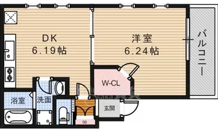 ブリリオ石橋【1階】の間取り