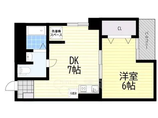 フェザー豊中マンション【3階】の間取り