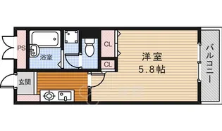 アミティエ石橋【1階】の間取り