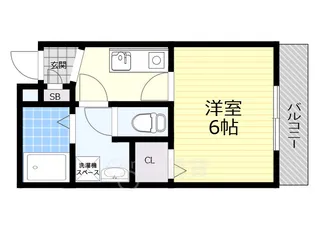 ヒルハイツ柴原駅前【3階】の間取り