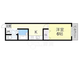 シャトー野間【2階】の間取り
