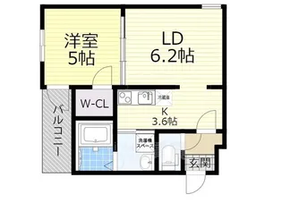 フジパレス石橋サウス【3階】の間取り