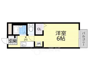 ル・クレール2【1階】の間取り