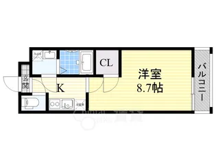 フジパレス吹田イースト2番館【1階】の間取り