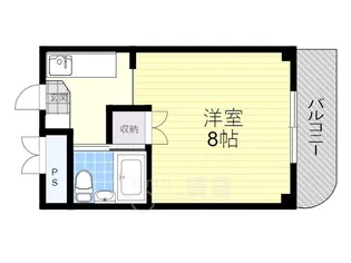 ベルパレス豊中【2階】の間取り