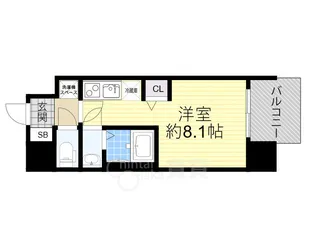 セレニテ十三ミラク【7階】の間取り