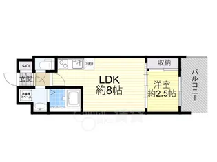 セレニテ新大阪ミラク弐番館【13階】の間取り