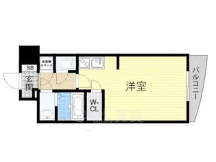 セレニテ新大阪弐番館【5階】の間取り