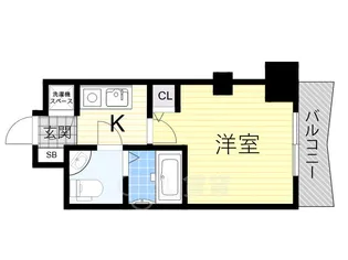 セレニテ新大阪弐番館【7階】の間取り