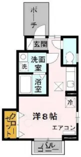 フラットソラ【1階】の間取り