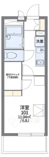 レオパレスアクト2【3階】の間取り