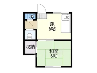 八千代マンション【2階】の間取り
