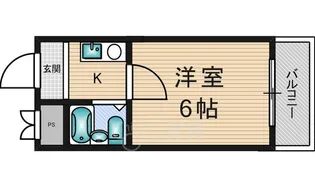 ジョイフル新大阪【3階】の間取り