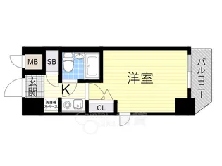 エスリード新大阪第6【3階】の間取り