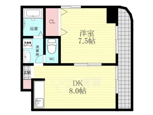 レクシア新大阪【3階】の間取り