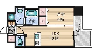 アーバネックス新大阪【2階】の間取り