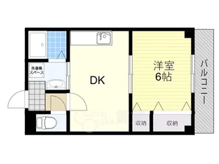 エバーグリーン浜【2階】の間取り