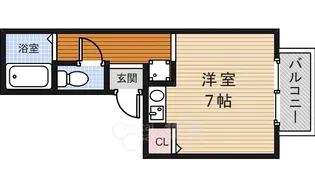 プリマヴェーラ箕面【1階】の間取り