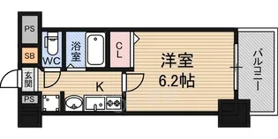 エステムコート新大阪6エキスプレイス【2階】の間取り