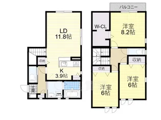 Estrella【1階】の間取り