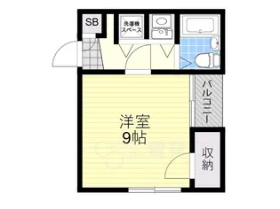 プライムハウス豊南【1階】の間取り