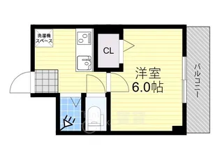 ナンノ第12号館【3階】の間取り