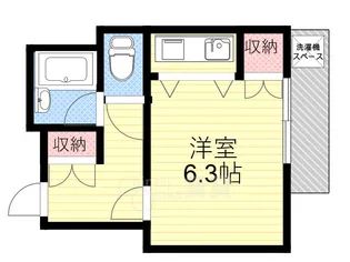 ハイツジェイ・ワイ【2階】の間取り