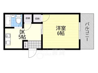 サンハイツ岡本【3階】の間取り