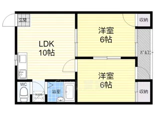 NEROSSO豊中【3階】の間取り
