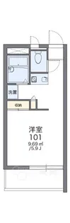 レオパレスキッショー2【1階】の間取り
